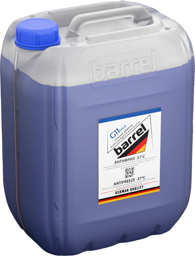 Тосол антифриз Barrel -37 G-11 20 л Синий (48021044771) Тосол антифриз Barrel -37 G-11 20 л Синий (48021044771)