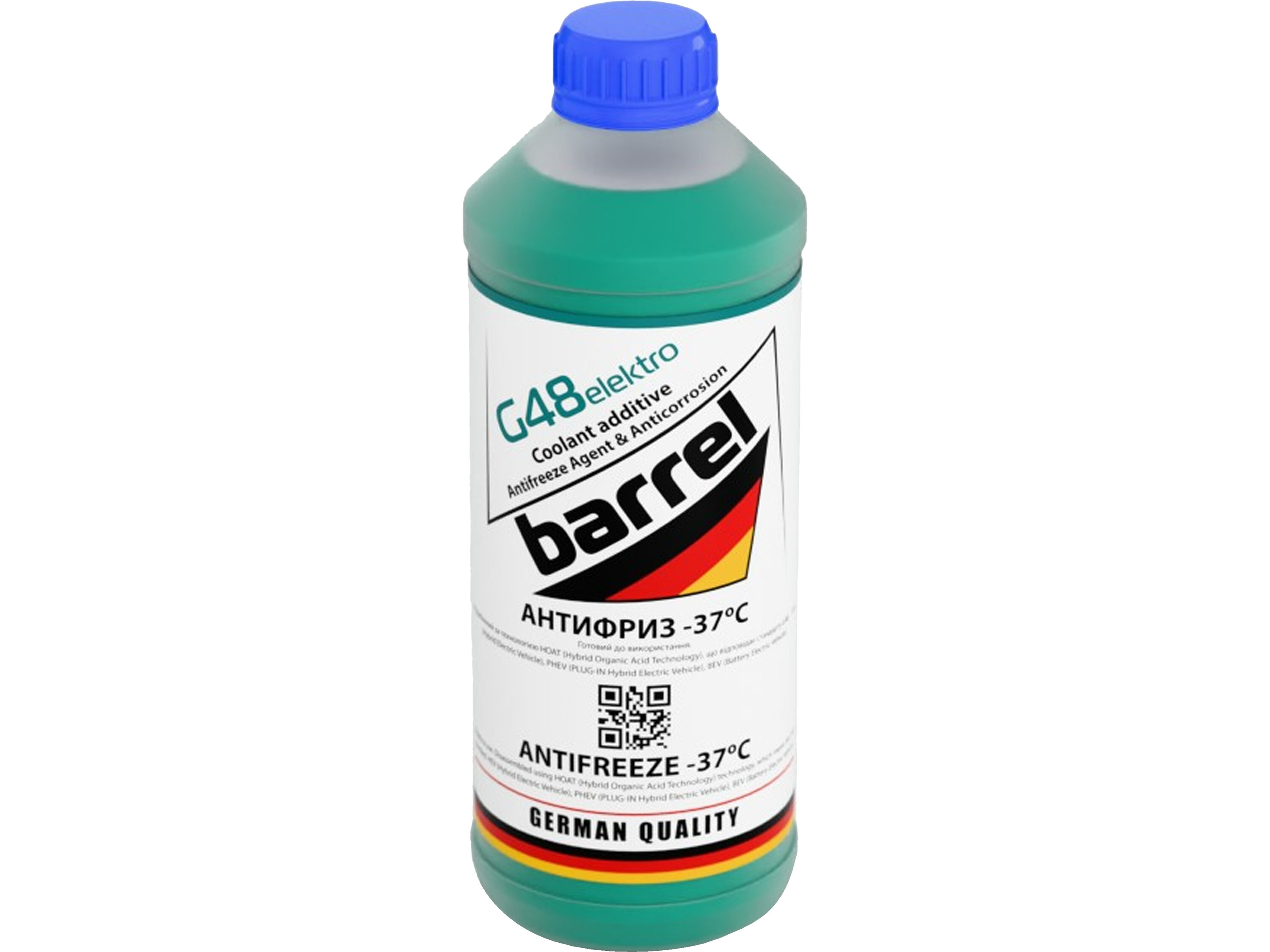 Тосол антифриз синий Barrel -37 G-48 elektro 1,5 л (48021044882)