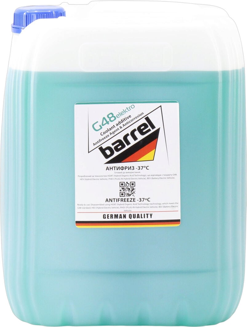 Тосол антифриз Barrel -37 G-48 elektro 20 л Синий (48021044885) Тосол антифриз Barrel -37 G-48 elektro 20 л Синий (48021044885)