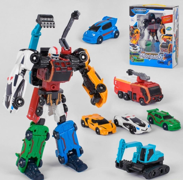 Робот-трансформер Robot Magma 6 Mini (535) - фото 2