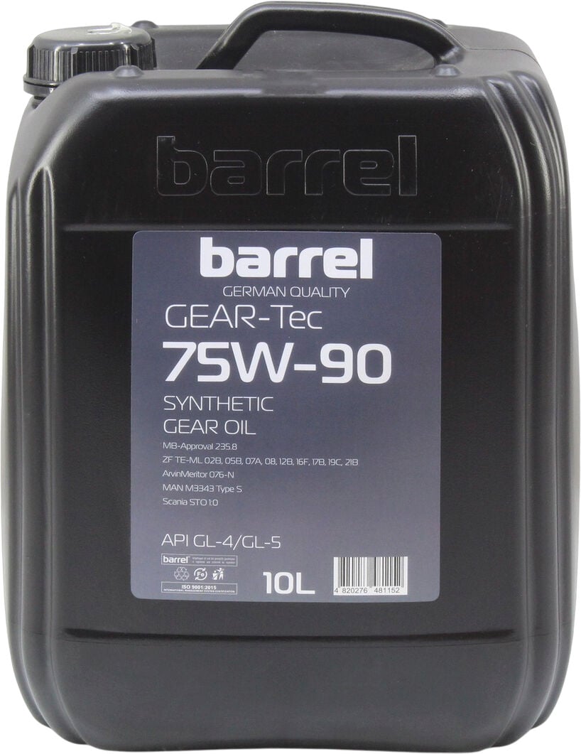 Трансмиссионная смазка Barrel 75W-90 Gear-Tec 10 л (48021044803)