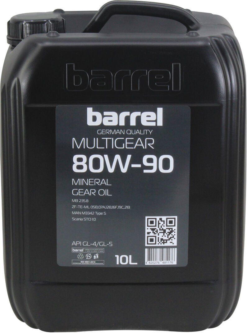 Трансмиссионное масло Barrel 80W-90 Multigear 10 л (48021044804)