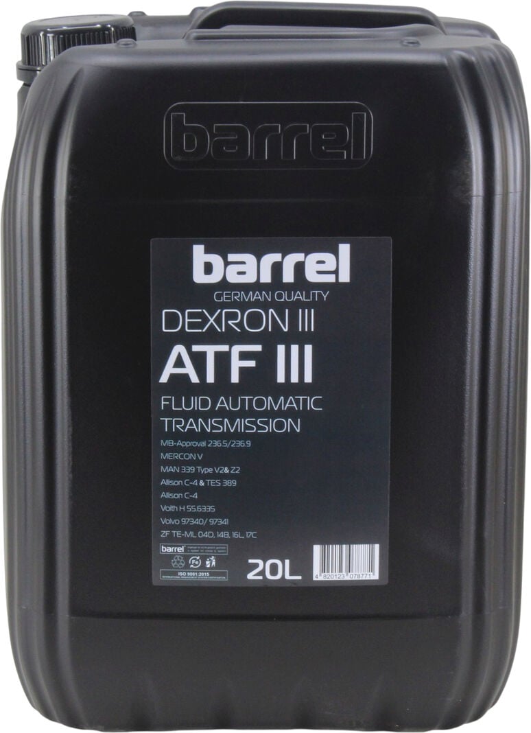 Трансмиссионная смазка Barrel ATF Dexron III 20 л (40748354)
