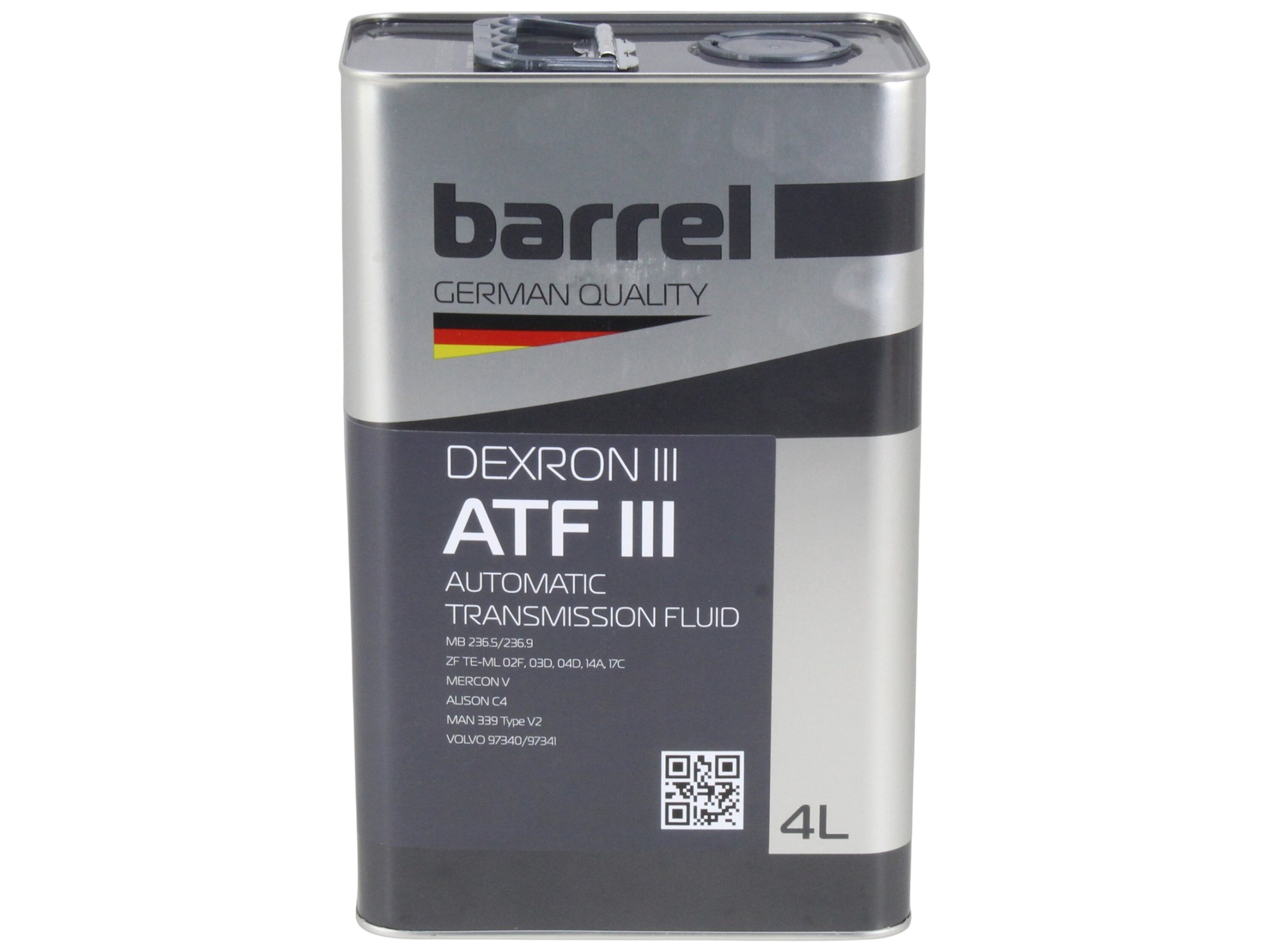 Трансмиссионная смазка Barrel ATF Dexron III 4 л (40748353)
