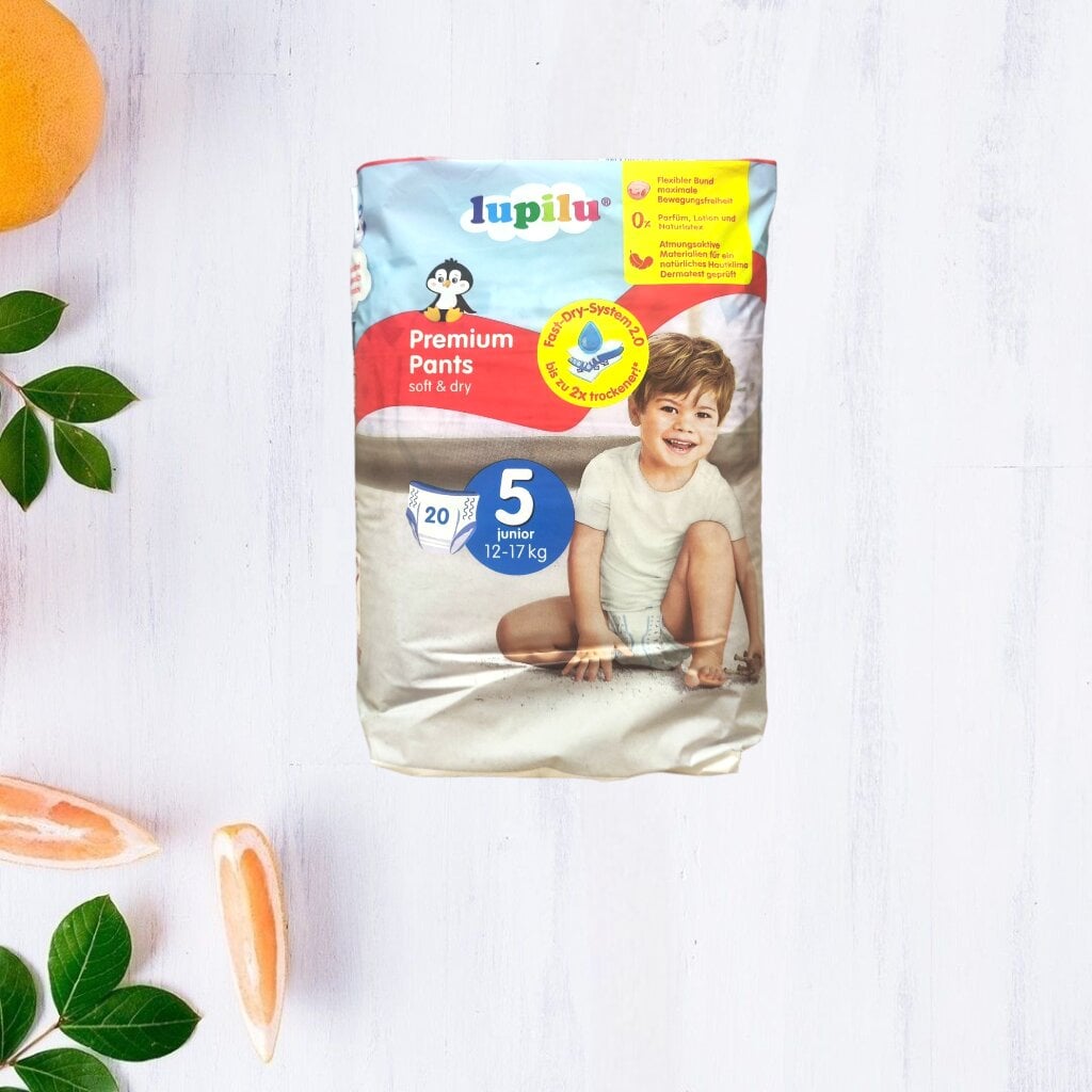 Підгузки-трусики Lupilu Premium soft & dry 5 12-17 кг 20 шт.