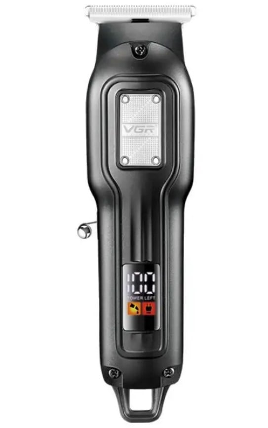 Триммер для стрижки и бороды VGR V-918 с LED-дисплеем и 3 насадками (VGR230)