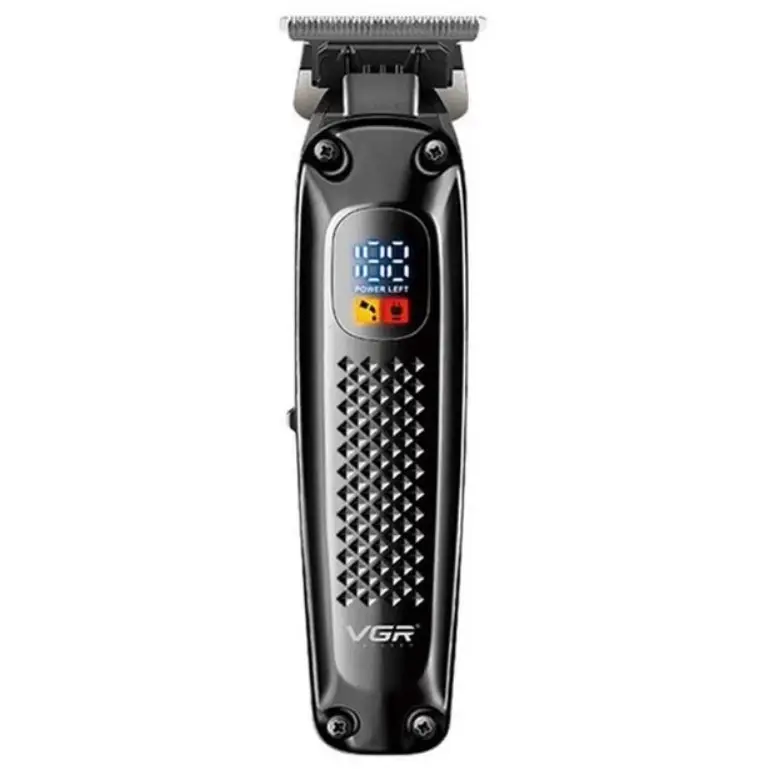 Триммер для стрижки и бороды VGR V-972 с LED-дисплеем и 4 насадками (VGR232)