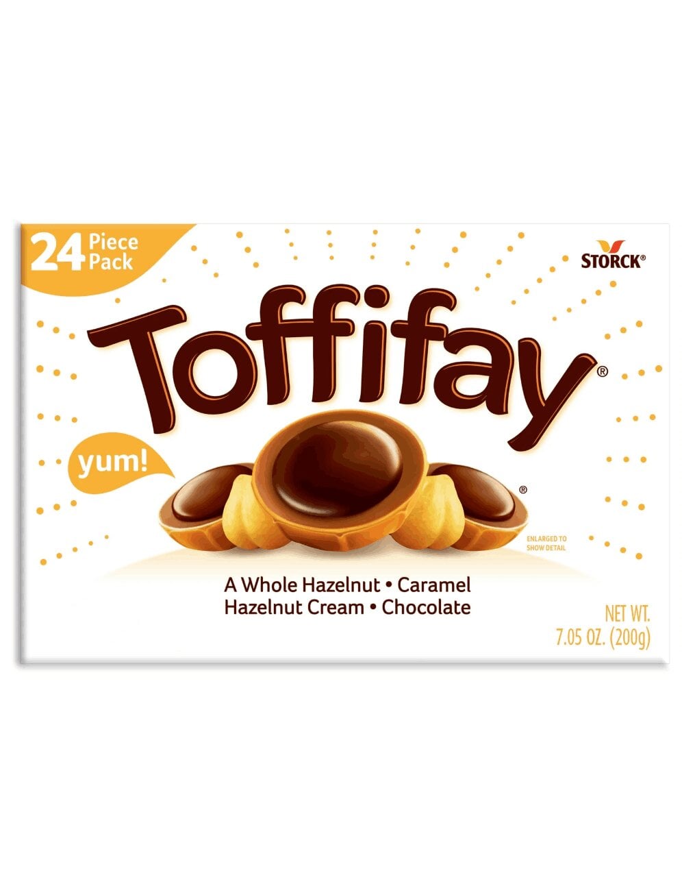 Конфеты Toffifay Hazelnut Chocolate Caramel Candy 24 шт. 200 г (2506432984)