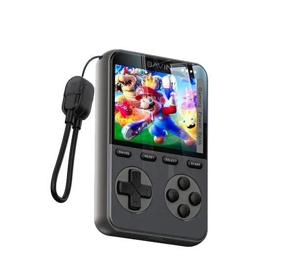 УМБ повербанк с игровой консолью BAVIN PC1231 10000 mAh MAGNETIC MAGSAFE 1000 GAMES 20W Gray (Y-PC1231-GY) УМБ повербанк с игровой консолью BAVIN PC1231 10000 mAh MAGNETIC MAGSAFE 1000 GAMES 20W Gray (Y-PC1231-GY)