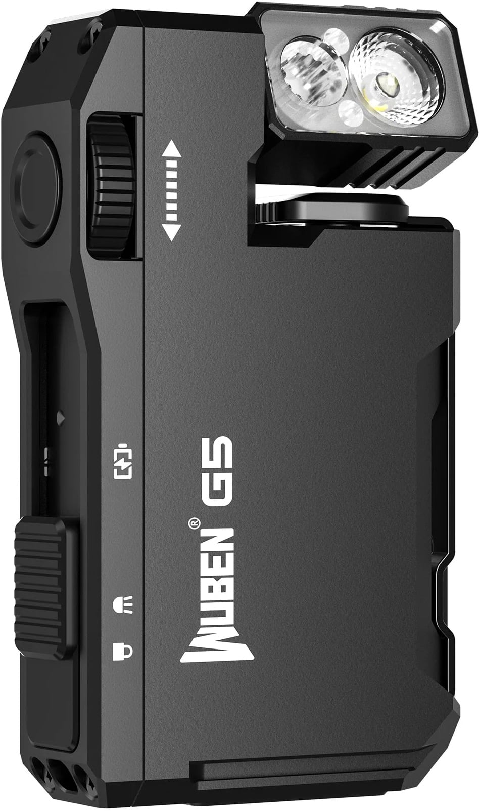 Фонарь универсальный карманный EDC Wuben G5 RGB 400 Lm 82 м Black (18-77)
