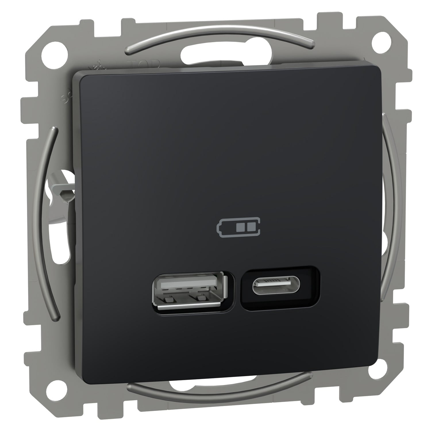 Розетка USB Schneider Electric Sedna Design & Elements A+C 3A 21 Вт Чорний (SDD114405) Розетка USB Schneider Electric Sedna Design & Elements A+C 3A 21 Вт Чорний (SDD114405)