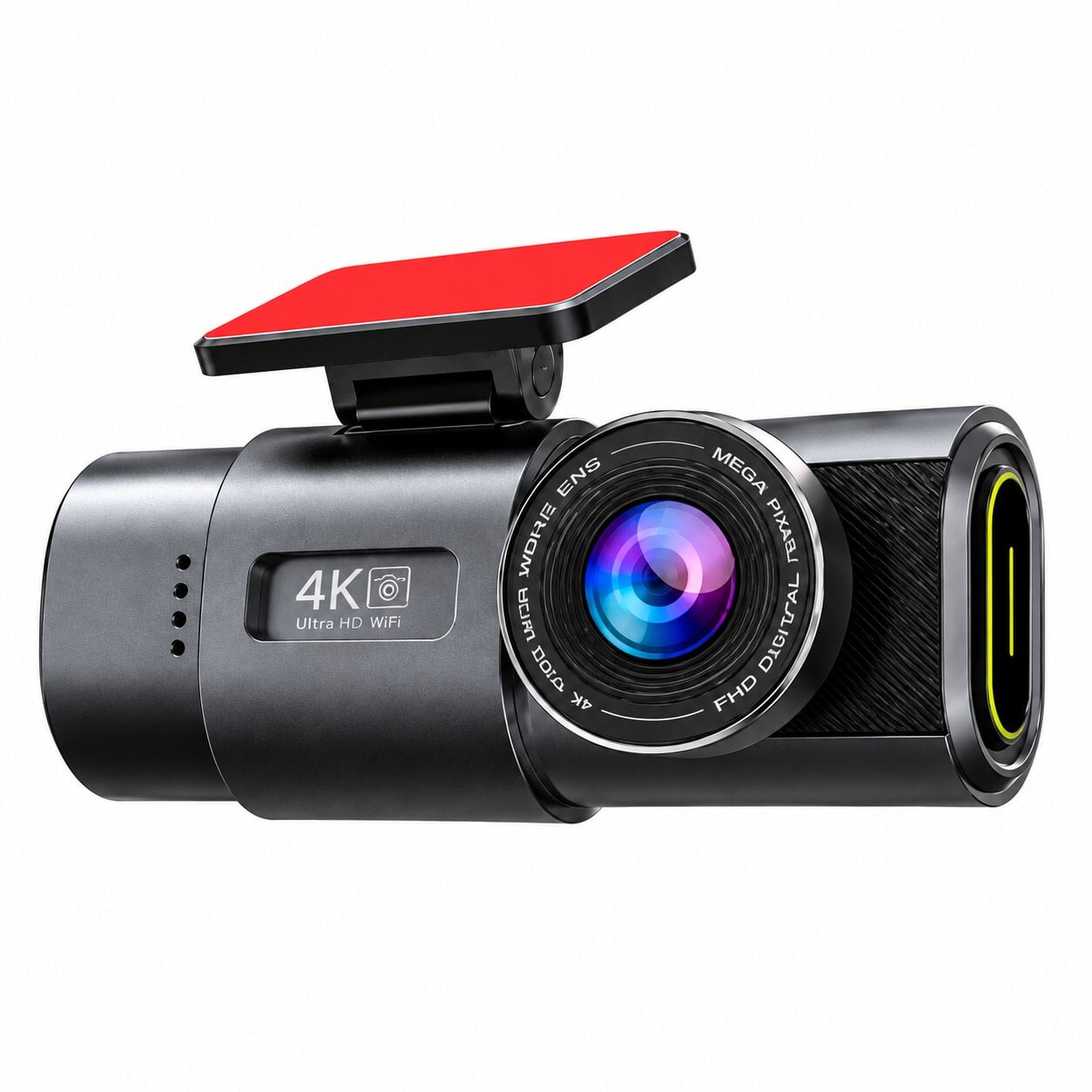 Відеореєстратор автомобільний Yikoo 4K + 1080P OK-309 з Wi-Fi/нічним баченням/задньою камерою та GPS YIKOO 309