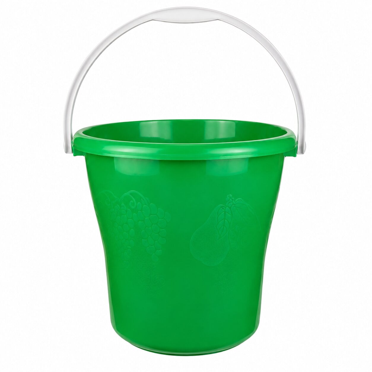 Ведро хозяйственное пластиковое SoloPlast В-10 Фрукты с ручкой 10 л Зеленый (00000036039)