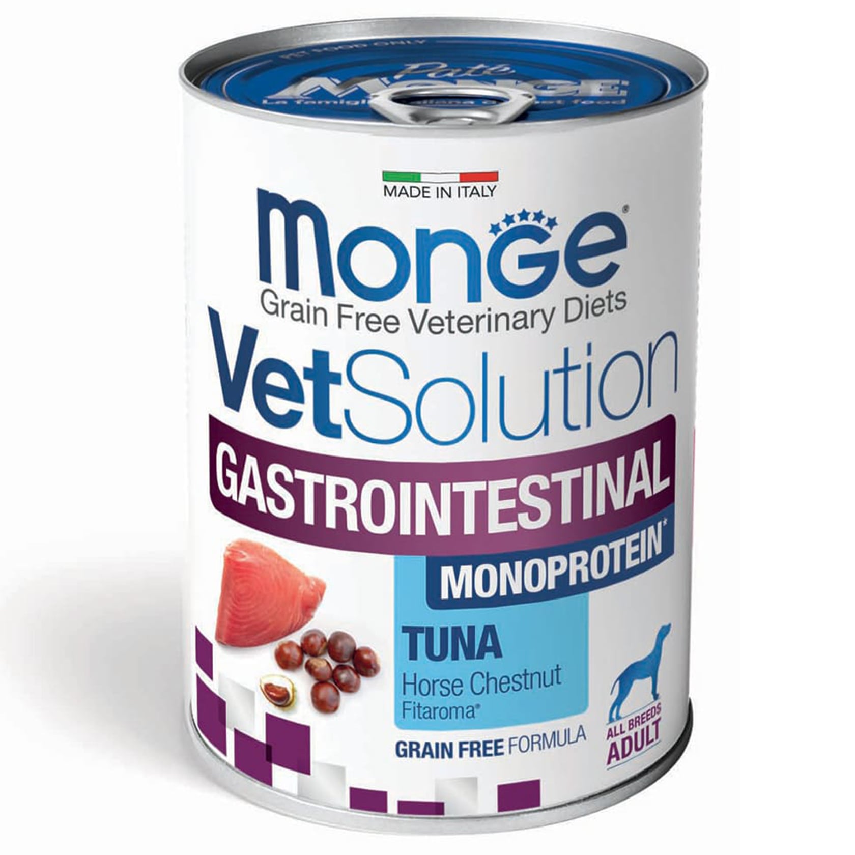 Корм для собак вологий Monge VetSolution Gastrointestinal Canine з тунцем 400 г (38900396)