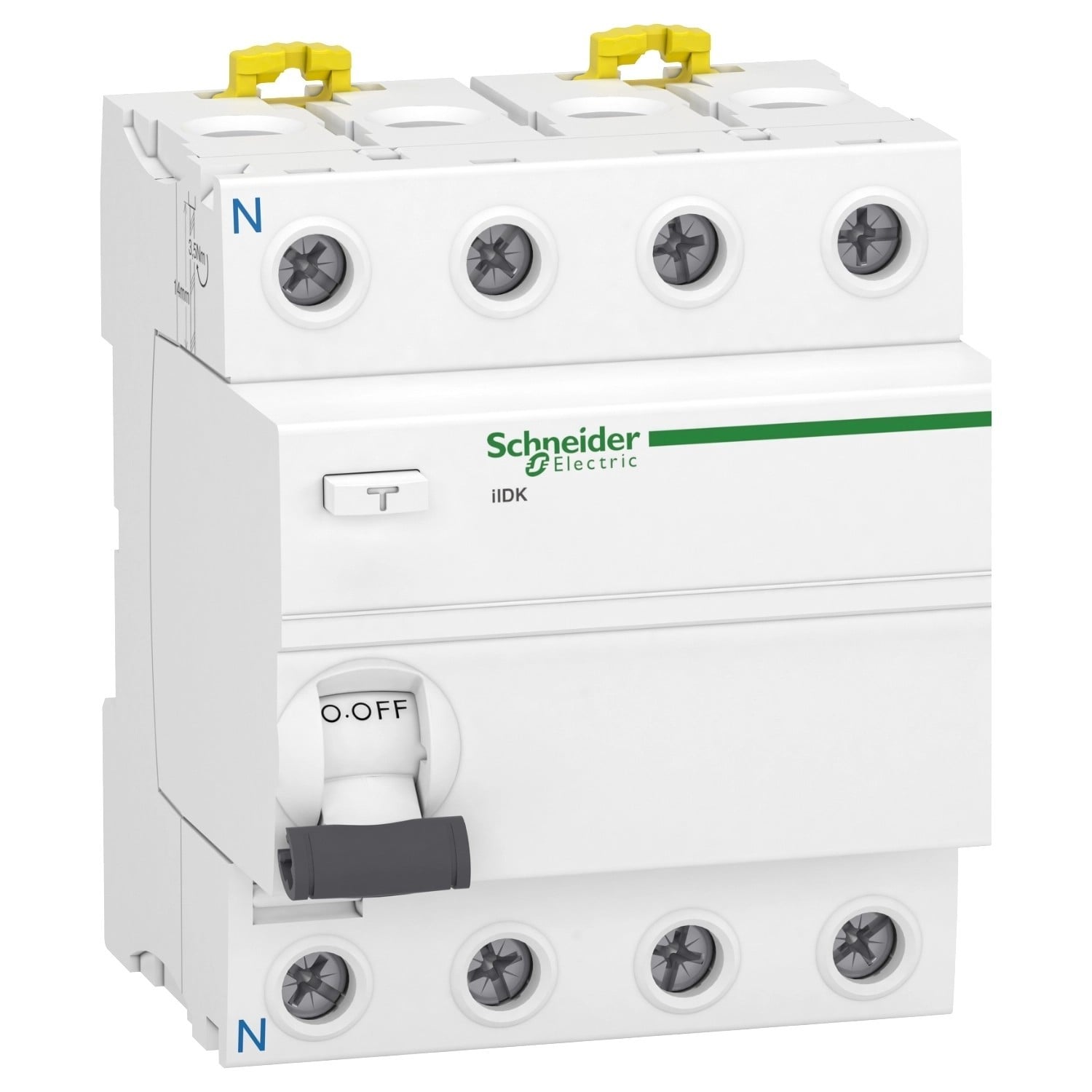 Вимикач диференційного струму Schneider Electric Acti 9 iID K 4P 63A 300мА Тип АС (A9R75463)