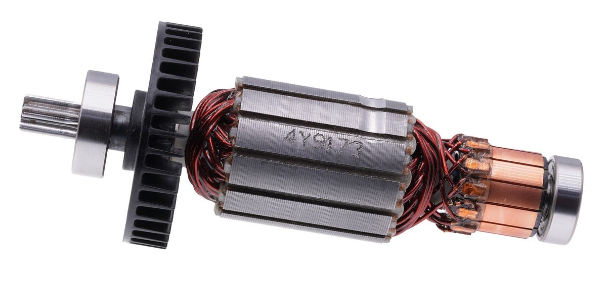 Якорь аккумуляторной VJ Parts для дисковой пилы M DSS610/BSS610 137х35 10-с прямо код 519173-3 (как1912)
