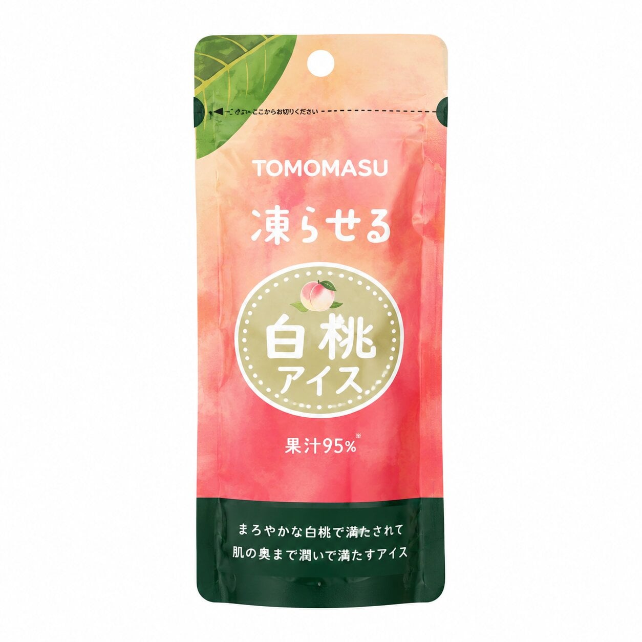 Крижані кубики фруктові Tomomasu Beverage White Peach Ice 80 мл (3087084642)