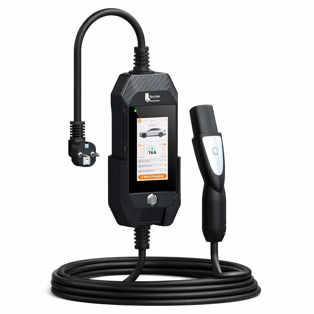 Зарядка для электромобиля Feyree 3,5 кВт 16 A NACS – Lion EV-Ultra Smart APP Wi-Fi Black