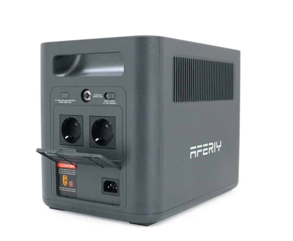 Зарядная станция 1800 Вт 1024 Вт·ч LiFePO4 с розетками 220 В/USB-C PD 140 Вт/LED и солнечным входом MPPT (V172002)