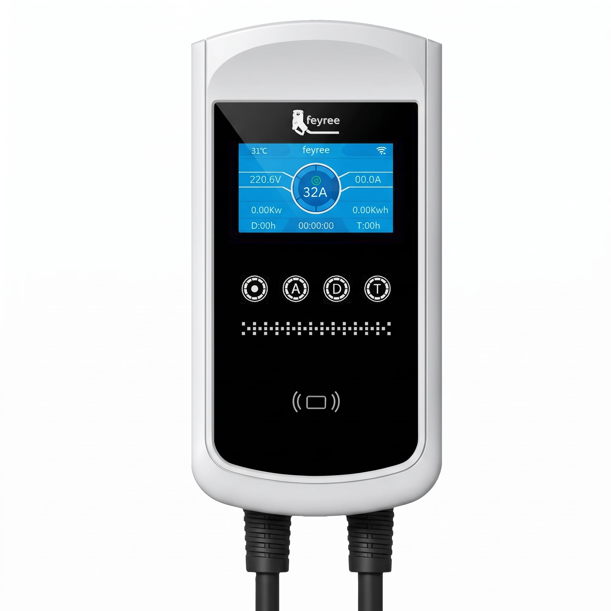 Зарядная станция для электромобиля Feyree Pisces DLB 11 кВт 16A Type2 3 фазы (3198448132)