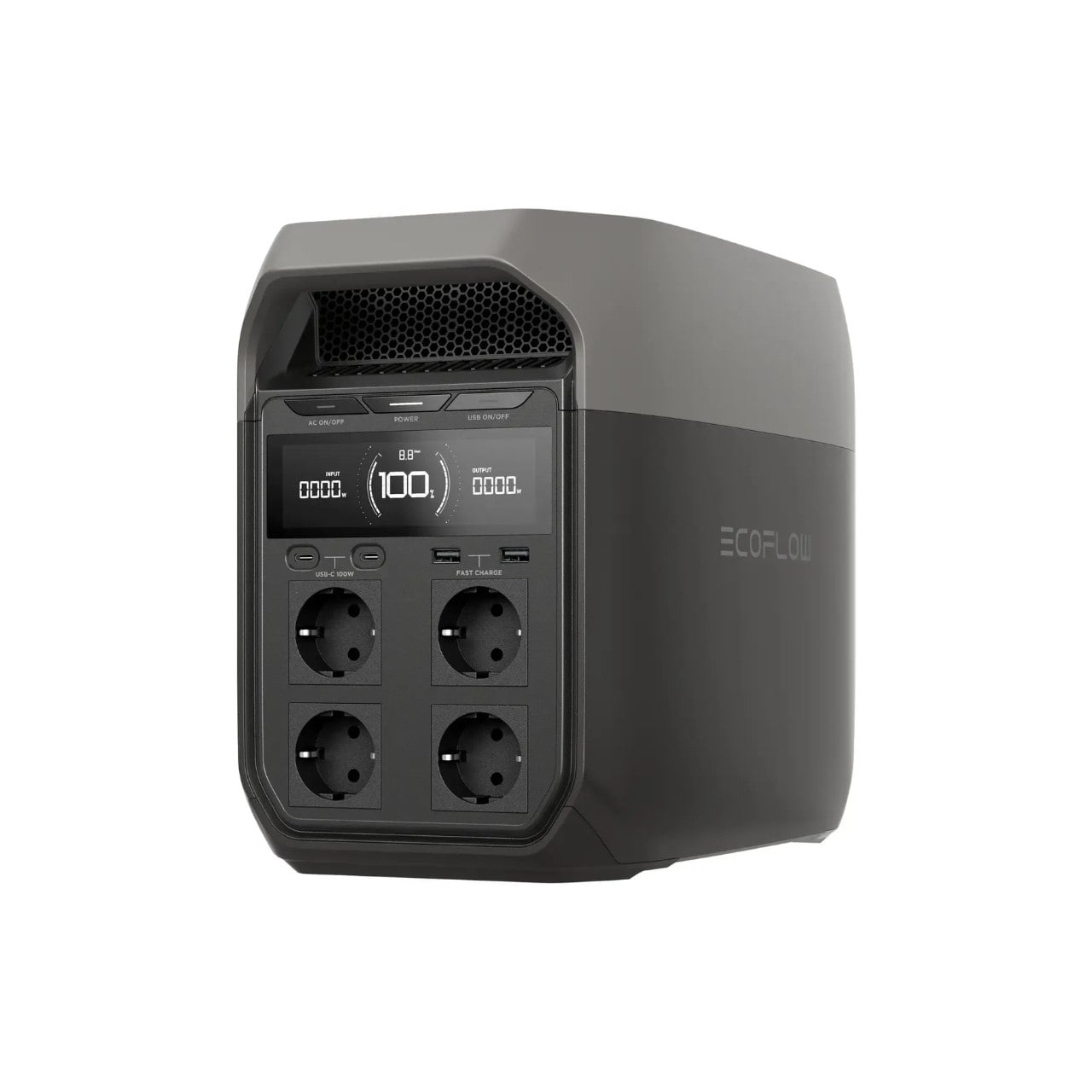 Зарядная станция EcoFlow DELTA 3 1024 Вт/ч 1800 Вт с UPS и X-Boost LiFePO4 (EFDT31024)