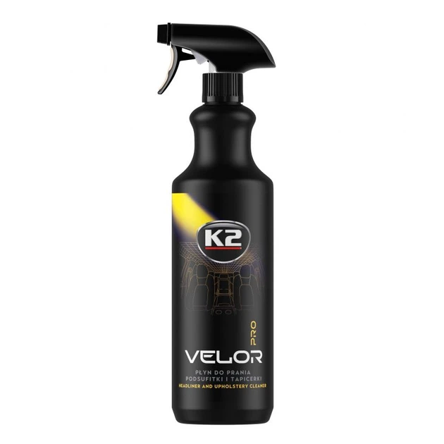 Засіб для очищення тканинної оббивки та килимів K2 VELOR PRO 1 л Засіб для очищення тканинної оббивки та килимів K2 VELOR PRO 1 л
