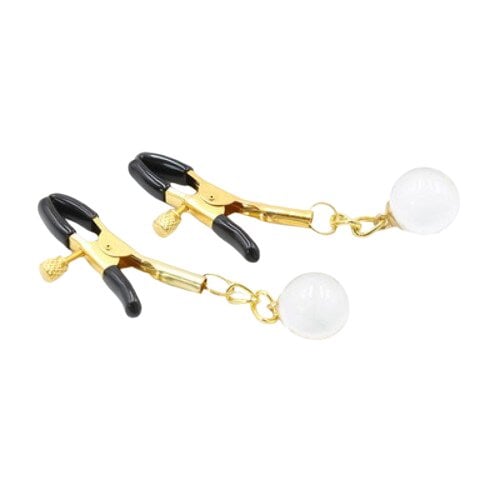 Зажимы для сосков с прозрачным шариком Nipple Golden Toys (1000062413) Зажимы для сосков с прозрачным шариком Nipple Golden Toys (1000062413)