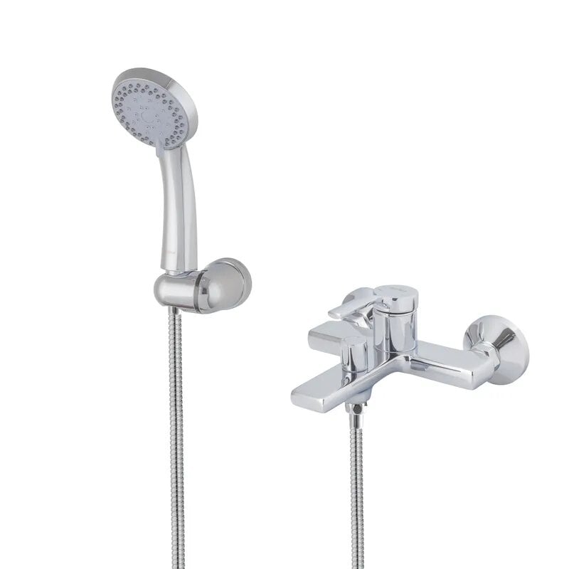 Змішувач для ванни Haiba LEMON 009 EURO з коротким виливом латунь (HB9589)