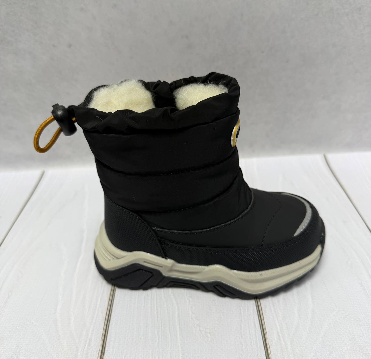 Дутики зимові гнучкі Apawwa р. 26 16,5 см Чорний