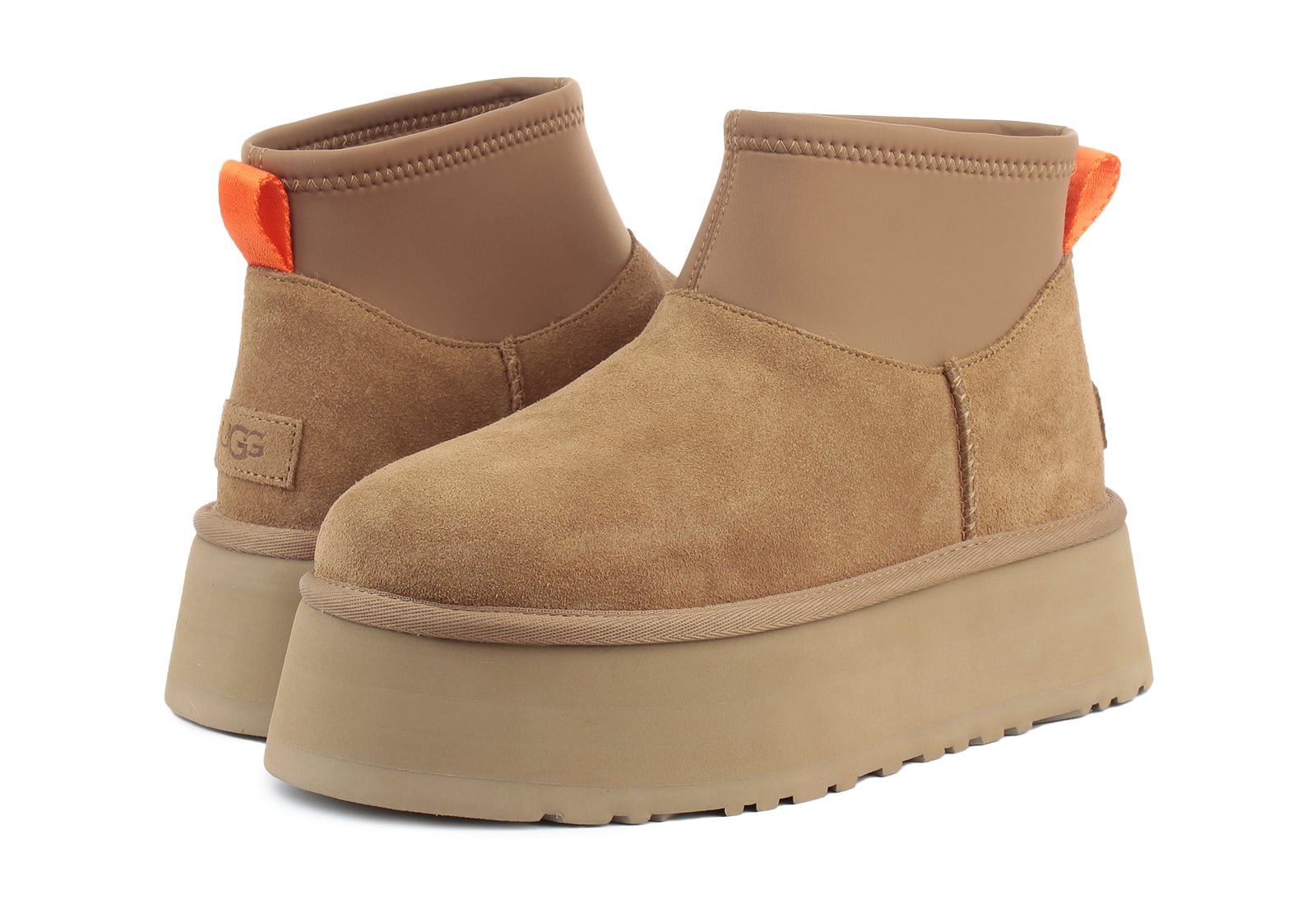 Уггі на платформі UGG Platform Classic Mini Dipper р. 37 Chestnut (39076966)