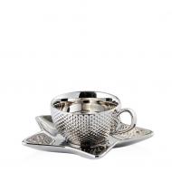 Чашка с блюдцем Home&You Texture star Чашка с блюдцем Home&You Texture star