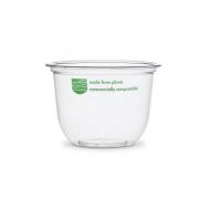 Контейнер круглий Vegware Bella з крохмалю 300 мл 50 шт. Прозорий (BEL-10) Контейнер круглий Vegware Bella з крохмалю 300 мл 50 шт. Прозорий (BEL-10)