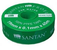 Фум стрічка SANTAN PROFI 19х0,1 мм 45 м Зелений (40447) Фум стрічка SANTAN PROFI 19х0,1 мм 45 м Зелений (40447)