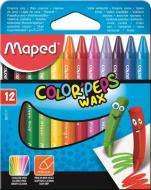 Мелки восковые Maped Color Peps Wax Crayons 12 цветов (MP.861011)