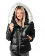 Куртка жіноча зимова Mengerzi XL Чорний (BSD197)