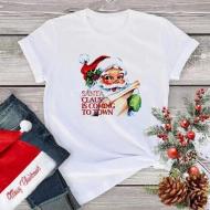 Новогодняя футболка Santa Claus женская XXL