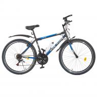 Велосипед Spark Ride Romb V.21 18 з ригідною вилкою колеса 26'' сталева рама 18'' Чорно-синій (1491250203)