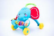 Ходунки каталка H-Y Toys детский игровой музыкальный развивающий центр в виде слоненка синий Ходунки каталка H-Y Toys детский игровой музыкальный развивающий центр в виде слоненка синий