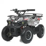 Детский квадроцикл Profi ATV 800AS с мотором мощностью 800 W на 3х аккумуляторах Черный/Белый (ATV-800AS)