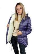 Куртка жіноча Fashion з капюшоном L Ліловий (MM202-2) Куртка жіноча Fashion з капюшоном L Ліловий (MM202-2)