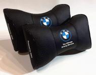Комплект подушок на підголівник BMW 2 шт. Чорний (vepnp00008) Комплект подушок на підголівник BMW 2 шт. Чорний (vepnp00008)