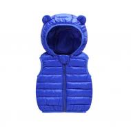 Жилет на синтепоне детский Berni Kids Мишка р. 100 с ушками Синий (59345) Жилет на синтепоне детский Berni Kids Мишка р. 100 с ушками Синий (59345)