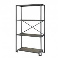 Стеллаж для хранения в стиле Loft 1580х800х350 металл/дерево Коричневый (NS-1909) Стеллаж для хранения в стиле Loft 1580х800х350 металл/дерево Коричневый (NS-1909)