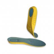 Устілки амортизаційні для взуття з подушкою під склепіння стопи р. 41-45,5 регулюємий 30,5-26 см Блакитний (S-18-B-3)