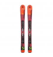 Горные лыжи детские Volkl Junior Racetiger 90 с креплением Marker 4.5 VMotion Красно-черный (119461.090)