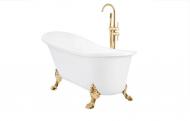 Ванна Rea Brasso 160x71,5 с сифоном и пробкой click/clack Gold (REA-W5631) Ванна Rea Brasso 160x71,5 с сифоном и пробкой click/clack Gold (REA-W5631)