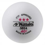 Мячи для настольного тенниса Nittaki 3* 3 шт. Белый (NB-1400)