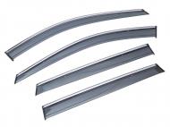 Дефлектори вікон SUN VISORS вітровики з хромом Honda CR-V 2007-2012 Дефлектори вікон SUN VISORS вітровики з хромом Honda CR-V 2007-2012