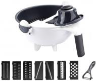 Терка-овочерізка з контейнером Basket Vegetable Cutter Терка-овочерізка з контейнером Basket Vegetable Cutter