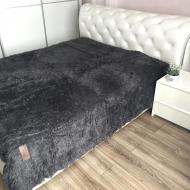 Покрывало из искусственного меха ALBO 160х200 см Графит (P-b13) Покрывало из искусственного меха ALBO 160х200 см Графит (P-b13)